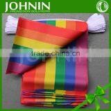 Free Design Polyester Gay Pride Custom Size Colorful Rainbow Bunting Flags thumbnail-2