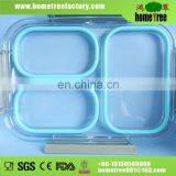 Stainless Steel 3 Compartment Insulated Lunch Box With Leakproof Silicone thumbnail-3