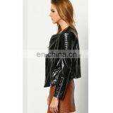Latest Lady Leather Reflective Original Leather Jacket thumbnail-3