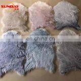 Tip-Faded Faux Sheepskin Fur Rug ,Good Quality Fashion Fake Fur Shaped Rug thumbnail-1