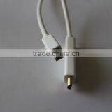 White Colour DisplayPort Mini DP To HD Cable thumbnail-2