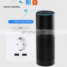 Luxury Home Remote Control Single Port Mini Controlled Outlet App Controls Wall WiFi Smart Socket thumbnail-5