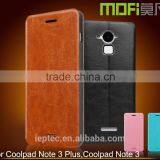 MOFi Case Funda Celular Housing for Coolpad Note 3 Plus, Handset Coque Flip Leather Back Cover for Coolpad Dazen Note3 Plus thumbnail-1
