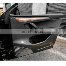 Car Accessories ABS Materials Car Protective Strips Car Door Sill Protector for Tesla 3 y thumbnail-3