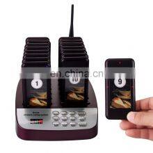 16 Channel Restaurant Coaster Pager Guest Call 433.92MHz Wireless Paging Queuing Calling System thumbnail-2