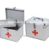 professional aluminum medical box,health care kit,aluminum first aid kit with divider