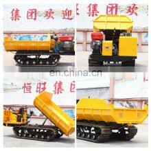 Mini Crawler Dumper Trucks Rubber Track 3 Tons Crawler Transporter Dumper thumbnail-2