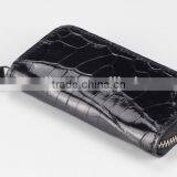 Luxury Crocodile Skin and Sheep Leather Compact Key Case Car Key Holder Organizer Bag thumbnail-4