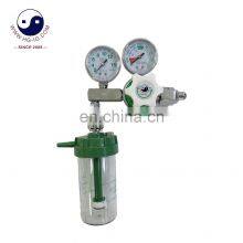 HG-IG High Quality Double Gauge Medical Oxygen Regulator Oxygen Flowmeter With Humidifier Bottle thumbnail-2