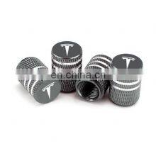 Aluminium Valve Stem Caps for Tesla Model 3 S X Y Tire Decorative Valve Caps for Tesla Accessories 4PCS/SET thumbnail-4