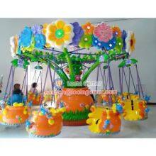 Zhongshan Tai Le Play Equipment Children's Small and Medium-sized Indoor and Outdoor Rotating Flying Chair Baihua Park Large Yellow Bee-themed Flying Chair thumbnail-2