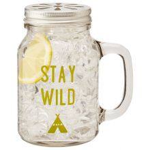 Clear Glass Mason Jar thumbnail-3