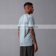 Custom Men Gym Short Sleeve Quick Dry Sports Tshirts Breathable Slim Casual Tops thumbnail-2