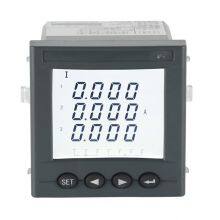 Acrel AC Three Phase Ammeter LCD Display AMC72L-AI3/C With RS485 Communication Cut Out 67*67mm