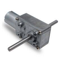 DC Worm Gear Motor 46SW370 High Torque Reducer Motor Customized Electric Mini DC Motor for Office Equipments thumbnail-2
