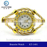 beautiful crystal watch glass face bangle watches for girls ladies pearl bracelet watch