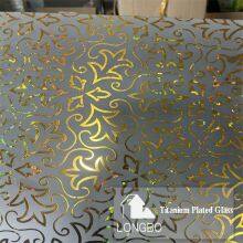 4mm 5mm 6mm Acid Etched Titanium Art Patterned Glass For Decoration Glass thumbnail-2
