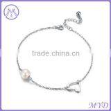 Fashion Jewelry High Quality 925 Sterling Silver Jingle Bell Fancy Girls Charm Anklet thumbnail-3