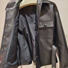 Imported Foam Sheepskin Big Brand Same Style Sheepskin Short Jacket Women 2025 Spring New Waist Slimming Genuine Leather Jacket thumbnail-5