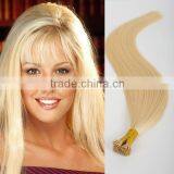 100 Strands, 1g per Strand i Tip Human Hair Extension no Shedding thumbnail-2