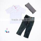2016 Hot Sale Baby Boy Clothes Set 3pcs Summer Handsome Boy Clothing Set thumbnail-2