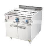 2016 NEW China hot sale Luxury Western Kitchen Equipment Gas Bain Marie with Cabinet