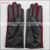 Lady's New Style Affordable Leather-woolen Gloves With Supersoft Polyester Lining thumbnail-4
