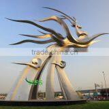 Stainless Steel Matte Spectacular Bird Style Sculpture thumbnail-1