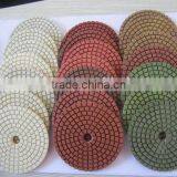 Resin Bonded Sunflower Polish Floor Concrete Wet Dry Diamond Pad thumbnail-6