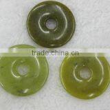 Wholesale 15-50mm Peridot Jade Donut Gemstone thumbnail-1