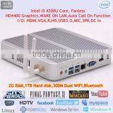 i5 Mini Computer Fanless Barebones Mini Itx X86 Frame Wifi Bluetooth hd Port All in One Desktop Intel Nuc 4200u Dual Core 12v