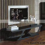 Unique Black Tempered Glass Top TV Stand(TV-819#) thumbnail-1