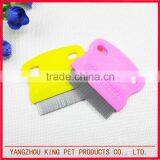 Factory Price Stainless Steel Dog Flea Lice Remove Comb Nit Free thumbnail-2