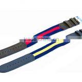 High Grade Special Design Leather with Fabric Watch Straps