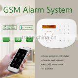 Touchpad IOS/Andriod APP control GSM wireless alarm system & Home Security Wireless Anti Theft Alarm System By Mobile Phone