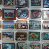 3D Picture With Wood Frame 3D Lenticular Framed Wall Photo for Home Decoration