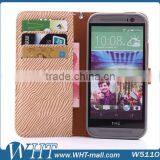 For HTC One 2 M8 Leather Case Zebra Luxury Mobile Phone Accessories
