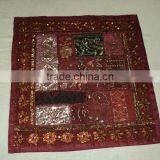 Ethnic Cushion Covers Red Patchwork