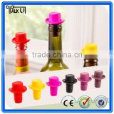 Silicone funny colorful hats Shape wine bottle stopper/ hat shape Silicone Wine bottle stopper