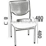 Modern Appearance Office Furniture Cheap Fabric Mesh Office Staff Chair 1030a thumbnail-3