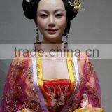 Costume beauty lifelize silicone wax figure Yangyuhuan