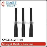 2015 Straight Rubber Antenna SW433-ZT100 3.0dBi High Gain 433MHz Antenna                        
                                                Quality Choice