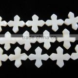White Shell Beads Unique Beads Cross Beads