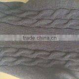 30%Wool70%Acrylic Cable Knitting Throw