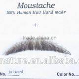 Top Quality 100% Human Hair Beards and Moustache thumbnail-5