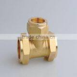 China Supplier High Quality Fitting Connector Brass Compression Male Tee For Copper Pipe thumbnail-4