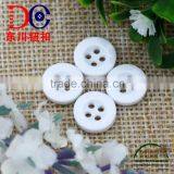 11.5mm High Quality White Round Sewing Buttons Resin Garment Buttons