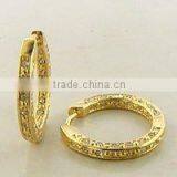 Fashion Gold Plated Hoop Earrings