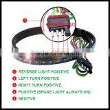 60" Red White Trunk Tailgate Light Bar Reverse Brake Turn Signal Tail Runing Flexible LED Strip thumbnail-2