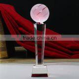 2016 Crystal Glass Nba Plastic Basketball Trophy Wholesale